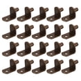 thumbnail image 1 of Uxcell Shelf Support Pegs L-Shaped Bracket Pegs Shelf Pin With Hole Copper Tone 6mm, 1 of 5