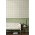 thumbnail image 4 of NextWall Neutral Tailor Plaid Peel and Stick Wallpaper - 20.9 in. W x 18 ft. L Roll, 4 of 7