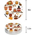 thumbnail image 1 of FMSHPON Owl Set of 4 Round Coaster for Drinks, Absorbent Ceramic Stone Coasters Cup Mat with Cork Base for Home Kitchen Room Coffee Table Bar Decor, 1 of 6
