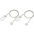 thumbnail image 1 of Unique Bargains Picture Hanging Wire Kit 1M Load 66lbs with Horizontal Fixing Screws 2Set, 1 of 4