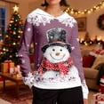 thumbnail image 2 of WILLBEST Sudadera con Capucha de Estilo Acogedor, Manga Larga, Estilo Informal, Cálida, Suave, de Corte Holgado, con Estampado Navideño Ideal para Mujer X-Grande, 2 of 5