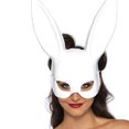 thumbnail image 4 of Máscara de conejito, máscara de conejo de mascarada para mujer para cumpleaños, Pascua, Halloween, accesorio de fiesta, 4 of 5