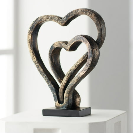 Spoon Sculpture - Kensington Hill Interlocking Hearts 11 3/4