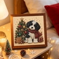 thumbnail image 5 of DIY Christmas Pearl Bead Painting Kit,Framed Canvas Rhinestone Art Set with Instruction Manual,Holiday Craft,Home Wall Decor Gift, 5 of 6