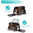 thumbnail image 5 of Thanksgiving Turkey Premium Fabric Pet Bag - Durable 900D Oxford Cloth - Cozy Sherpa Base - Ideal for Cats - Adjustable Nylon Webbing Straps - 17x10x11.8in/43x26x30cm Size, 5 of 7