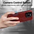 thumbnail image 3 of Funda de piel Belemay para iPhone 16 Pro Max con MagSafe Red, 3 of 8