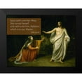 thumbnail image 2 of ArtsyQuotes 18x15 Black Modern Framed Museum Art Print Titled - Bible Verse Quote John 20:16, Alexander Ivanov - The Appearance of Christ to Mary Magdalene, 2 of 5
