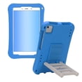 thumbnail image 1 of GSFY Kids Case Compatible with Kindle Fire HD 8 (2018 2017 2016 Version, 8th/7th/6th Gen), Lightweight Shockproof Rugged EVA Kids Friendly Case 360 Degree Rotating Kickstand Stairs, Blue, 1 of 7