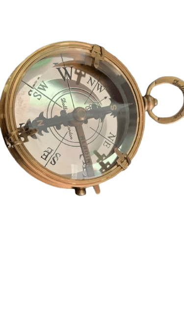 Maritime Treasures Instruments Brass Compass Engraved Gift for Son, Grandson, Daughter, Baptism, Confirmation Communion Godson Church Graduation Day-Isaiah41:31