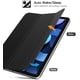 thumbnail image 4 of Nuevo iPad Air de 4.ª generación, funda para iPad Air 4 (10,9 pulgadas, 2020)/iPad Pro 11" 2018, [carga de lápiz Apple y soporte para pares] Funda magnética resistente de tres pliegues con función de suspensión/activación automática - Negro-Negro- oso de fresa Electrónica, 4 of 5