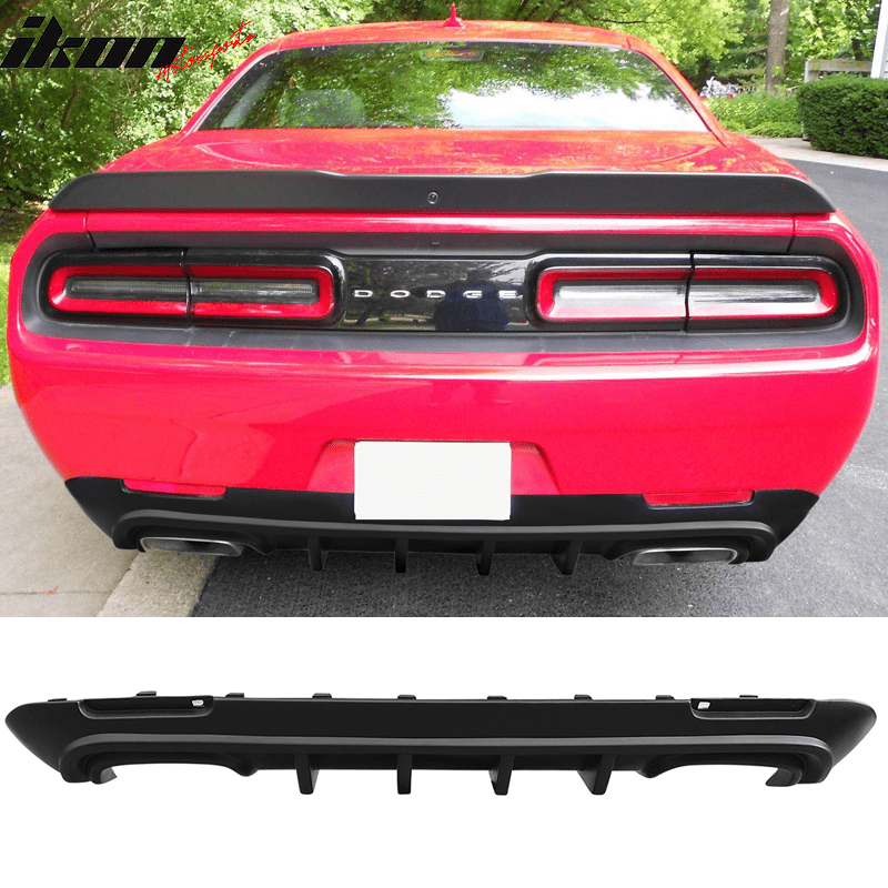 Compatible with 1520 Dodge Challenger IKON Style PP Rear Bumper