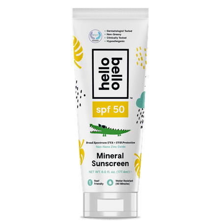 Hello Bello Kids Mineral Sunscreen Lotion, SPF 50, 6 fl oz