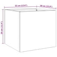 thumbnail image 4 of vidaXL Planters 2 pcs Silver 32x30x29 cm Stainless Steel, 4 of 5