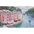 thumbnail image 3 of Unknown 14x10 Black Modern Framed Museum Art Print Titled - Pink Houses I, 3 of 5