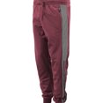 thumbnail image 2 of Men's Casual 2 Piece Set Gym Fitness Hooded Work Out Running Jogging Tracksuit (Burgundy/Charcoal, 2XL), 2 of 4