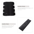 thumbnail image 4 of Raindrops 1Pack Hand Protecting Horn Pad For Musicians In Black Cowhide 15.5X14X0.3CM, 4 of 6