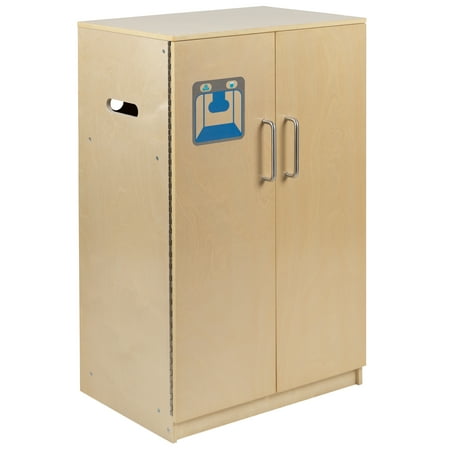 UPC: 0889142934233 | Flash Furniture Hercules Children s Wooden Kitchen Refrigerator for Commercial or Home Use – Safe Kid Friendly Design