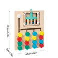 thumbnail image 3 of KOYPTL Color Sorting Toys Sensory Toys for Elderly Toddlers Boys Girls Age 1 2 3+,Matching Game for Preschool Learning Activities Educational Calm Down Montessori Toy Gift for Christmas Birthday, 3 of 6