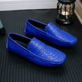 thumbnail image 3 of Big Size Men's Casual Loafers Slip On Leather Shoes Comfortable Lightweight Driving Shoes Male Moccasins Classic Penny Loafer Flats Boat Shoes Outdoor Walking Shoes, 3 of 10