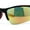 Black Red Yellow Mirror, variant on Mens Color Mirror Baseball Half Rim Wrap Plastic Sport Sunglasses Black Blue Mirror