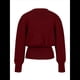 thumbnail image 4 of Suéter Cárdigan para Mujer, Cuello en V Profundo, Larga, Botones, Tejido A Crochet, Suéteres Cortos de Otoño A Vino Tinto L, 4 of 10