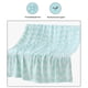 thumbnail image 4 of Manta refrescante de verano para quienes duermen con calor | Manta de hielo de fibra transpirable para cama y sofá | Ligera y para todo tipo de clima | Azul o verde, 4 of 5