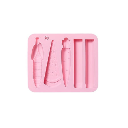 

Kitchen Gadgets 5 Patterns Vegetable And Fruit Simple Modeling Crayons Molds Chocolate Candy Molars Learning Brushes Silica Gel Moulds Kitchen Organization