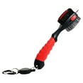 thumbnail image 1 of Plastic Golfing Cleaners Brush Double Head Handle Clean Tool Plastic Golfs Putter Ball Groove Cleaning Oversized Brushes Retractable Comfortable Grip Red, 1 of 9
