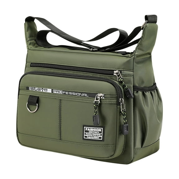 Jubipavy Large-capacity Men's Backpack Shoulder Bag Wear-resistant Backpack Multi-pocket Business Casual Men's Messenger Bag