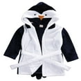 thumbnail image 1 of Kids Baby Coral Fleece Bathrobe Hooded Terry Robe Pajamas, 1 of 6