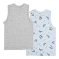 thumbnail image 4 of Camiseta Baby Creysi para Niño, sin Mangas Liso Azul Talla 8 Años, 2 Piezas, 4 of 4