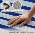 thumbnail image 6 of ODIKA Striped Navy Stripes Alternating Wide Band Covering Sriped Stripped Pet Friendly & Kids Safe Play for Playroom, Bedroom, Reading Nook, 6 of 7