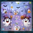 thumbnail image 4 of Halloween Static Cling Window Decals Cartoon Pumpkin Bat Design Removable Stickers for Glass Door Party Decorations, 4 of 6
