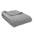 thumbnail image 1 of Cozy Fleece Alta Luxury Hotel Fleece Blanket, Queen, Silver, 1 of 1