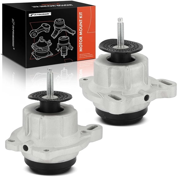 A-Premium 2PCS Front Engine Motor Mount Kit Compatible with Ford Transit-150 Transit150, Transit-250 Transit250, Transit-350 Transit350, Transit-350 HD, 2015-2019, 3.2L 3.5L 3.7L, Replace# CK4Z6096B