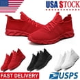 thumbnail image 2 of Men/Women Slip On Casual Sneakers Breathable Sports Running Tennis Shoes Jogging, 2 of 7