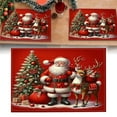 thumbnail image 2 of Gnwei Christmas Decoration - Christmas Placemats, 11.8x15.7 Inch Red Candy Table Mats, Seasonal Winter Xmas Holiday Table Decors for Home Kitchen Dining Party Decoration, 2 of 7