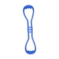 thumbnail image 3 of Banda de resistencia portátil con forma de 8 para ejercitar brazos, ideal para gimnasio en casa o oficina, , pilates, hombros, brazos y espalda. Azul, 3 of 8
