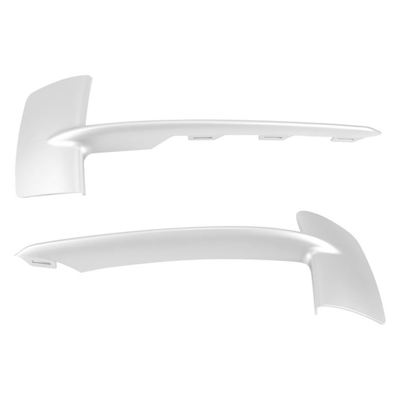 1 Pair Front Left Right Bumper Grille Grill Trim Bumper Lower Grille Trim Cover 1117303113,51117303114 for X5 F15 2014-2017,1Pair x Bumper Grille Grill Trim,Silver