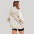 thumbnail image 4 of Aon Apparel Hoodies for Women Oatmeal Heather Large, 4 of 10