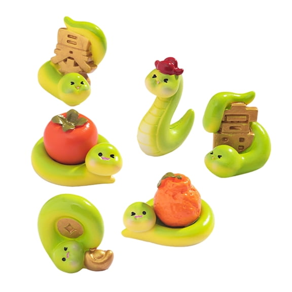 Snake Figurine Statue Resins Snake Decoration Chinese New Years Festival Decoration