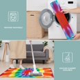 thumbnail image 6 of Rainbow Tie Dye Mandala Pattern Kitchen Rugs Sets Of 3,Kitchen Runner Rugs Non Skid Washable,Decorative Kitchen Floor Mats for Kitchen,Sink,Laundry,17"x30"+ 17"x47" + 17"x59", 6 of 6