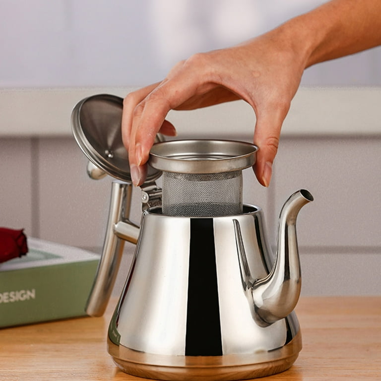 1pc Stainless Steel Tea Pot