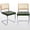 Green-2PCS, variant on ONEVOG Cane Mesh Back Rattan Dining Chairs, Faux Leather Upholstered Kitchen Side Chairs, Set of 2, Brown