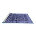 thumbnail image 2 of Ahgly Company Machine Washable Indoor Round Oriental Blue Traditional Area Rugs, 5' Round, 2 of 4