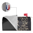 thumbnail image 5 of PHELIKA Letter R Classic Monogram Magnetic Mailbox Covers Post Letter Box Cover Standard Size 25.5H x 21W, 5 of 8