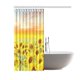 thumbnail image 2 of Cortina de Ducha ABPHQTO Puesta de Sol Campos de Girasoles 150x180 cm, 2 of 3