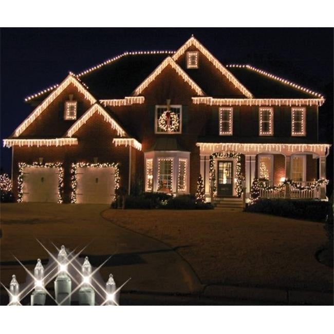 Icicle Christmas Lights Clear Trim-A-Home 300 CT 2 X 150 CT 