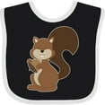 thumbnail image 3 of Inktastic Squirrel Boys or Girls Baby Bib, 3 of 4