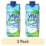 (2 pack) Vita Coco The Original Coconut Water, Nutrients & Electrolytes Rich, Pure, 16.9 fl oz Tetra